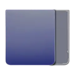 Bottom Back Cover For Samsung Galaxy Z Flip 4 5G (Service Pack) (Blue)