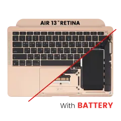 Top Case Assembly With Battery And Keyboard For MacBook Air 13" A2337 (2020)  (Gold) (US Keyboard)