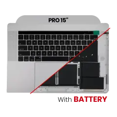 Top Case Assembly (With Battery And Keyboard) For MacBook Pro 15"  A1707 (2016-2017) (Space Gray) (UK English)