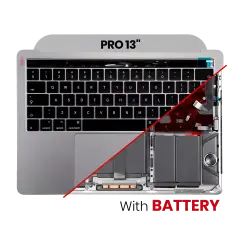 Top Case Assembly With Battery And Keyboard For MacBook Pro 13" A1706 (2016) (UK Keyboard) (Space Gray)
