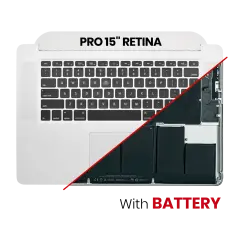 Top Case Assembly With Battery And Keyboard For MacBook Pro 15" A1398 (2013-2014) (US Keyboard)