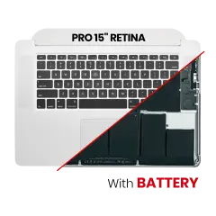 Top Case Assembly With Battery And Keyboard For MacBook Pro 15" A1398 (2012-2013) (US Keyboard)