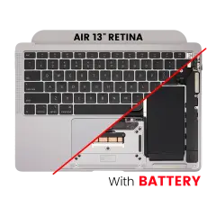 Top Case Assembly With Battery And Keyboard For MacBook Air 13" A2179 (2020) (US Keyboard) (Used OEM Pull: Grade A) (Silver)