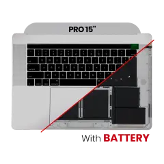 Top Case Assembly With Battery And Keyboard For MacBook Pro 15" A1707 (2016-2017) (US Keyboard) (Space Gray)