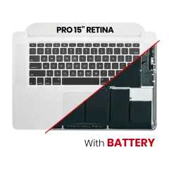 Top Case Assembly With Battery And Keyboard For MacBook Pro 15" A1398 (2015) (US Keyboard)