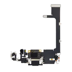 Charging Port Flex Cable With Board For iPhone 11 Pro (Used OEM Pull) (Space Gray)