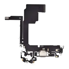 Charging Port Flex Cable For iPhone 15 Pro (Aftermarket Plus) (Natural Titanium)