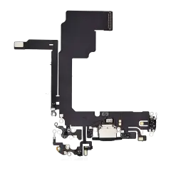 Charging Port Flex Cable For iPhone 15 Pro (Aftermarket Plus) (Blue Titanium)