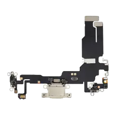 Charging Port Flex Cable For iPhone 15 (Aftermarket Plus) (Yellow)