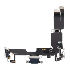 Charging Port Flex Cable For iPhone 14 Plus (Used OEM Pull) (Midnight)