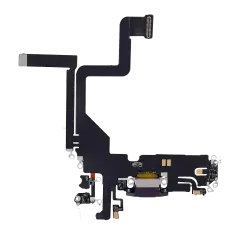 Charging Port Flex Cable For iPhone 14 Pro (Aftermarket Plus) (Deep Purple)