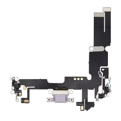 Charging Port Flex Cable For iPhone 14 Plus (Aftermarket Plus) (Purple)