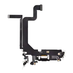 Charging Port Flex Cable For iPhone 14 Pro Max (Aftermarket Plus) (Space Black)