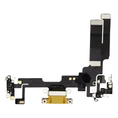 Charging Port Flex Cable For iPhone 14 (Premium) (Yellow)