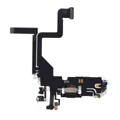 Charging Port Flex Cable For iPhone 14 Pro (Aftermarket Plus) (Space Black)