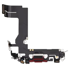 Charging Port Flex Cable For iPhone 13 Mini (Used OEM Pull) (Red)