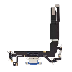 Charging Port Flex Cable For iPhone 16 (Premium) (Ultramarine)