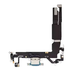 Charging Port Flex Cable For iPhone 16 (Premium) (Teal)