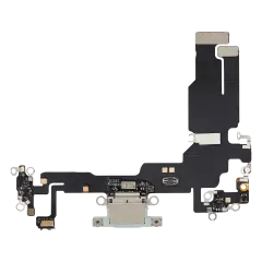 Charging Port Flex Cable For iPhone 15 (Aftermarket Plus) (Green)