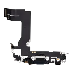 Charging Port Flex Cable For iPhone 13 Mini (Used OEM Pull) (Midnight)