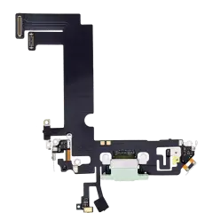 Charging Port Flex Cable For iPhone 12 Mini (Used OEM Pull) (Green)