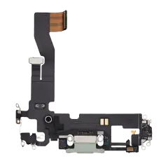Charging Port Flex Cable For iPhone 12 (Used OEM Pull) (Green)