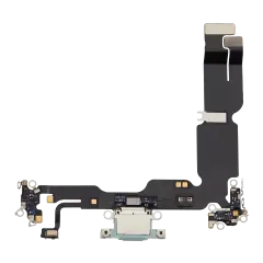 Charging Port Flex Cable For iPhone 15 Plus (Premium) (Green)