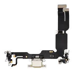 Charging Port Flex Cable For iPhone 15 Plus (Premium) (Yellow)
