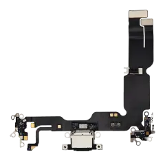 Charging Port Flex Cable For iPhone 15 Plus (Premium) (Black)