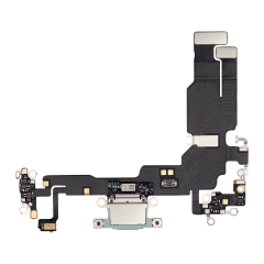 Charging Port Flex Cable For iPhone 15 (Premium) (Green)