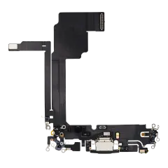 Charging Port Flex Cable For iPhone 15 Pro Max (Premium) (Black Titanium)