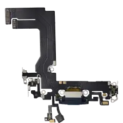Charging Port Flex Cable For iPhone 13 Mini (Aftermarket Plus) (Blue)