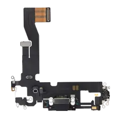 Charging Port Flex Cable For iPhone 12 / 12 Pro (Used OEM Pull) (Graphite)
