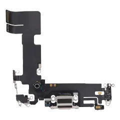 Charging Port Flex Cable For iPhone 13 (Used OEM Pull) (Pink)