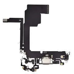 Charging Port Flex Cable For iPhone 15 Pro (Premium) (Natural Titanium)
