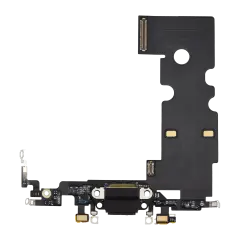 Charging Port Flex Cable For iPhone SE (2020) (Premium) (Black)