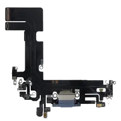 Charging Port Flex Cable For iPhone 13 (Aftermarket Plus) (Blue)