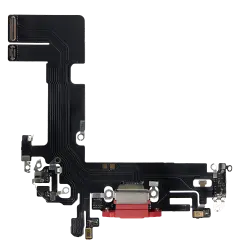 Charging Port Flex Cable For iPhone 13 (Aftermarket Plus) (Red)