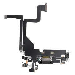 Charging Port Flex Cable For iPhone 13 Pro (Aftermarket Plus) (Graphite)