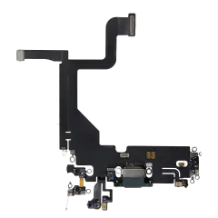 Charging Port Flex Cable For iPhone 13 Pro (Used OEM Pull) (Alpine Green)