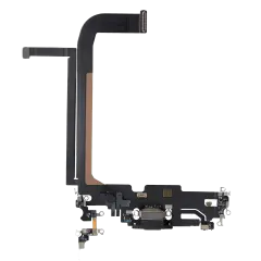 Charging Port Flex Cable For iPhone 13 Pro Max (Used OEM Pull) (Graphite)