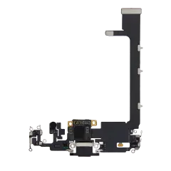 Charging Port Flex Cable With Board For iPhone 11 Pro Max (Used OEM Pull) (Space Gray)