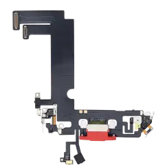 Charging Port Flex Cable For iPhone 12 Mini (Aftermarket Plus) (Red)