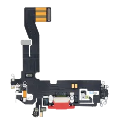 Charging Port Flex Cable For iPhone 12 (Aftermarket Plus) (Red)