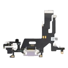 Charging Port Flex Cable For iPhone 11 (Aftermarket Plus) (Purple)