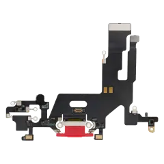 Charging Port Flex Cable For iPhone 11 (Aftermarket Plus) (Red)