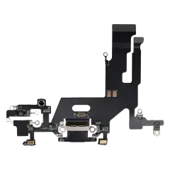 Charging Port Flex Cable For iPhone 11 (Aftermarket Plus) (Black)