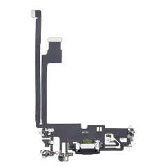 Charging Port Flex Cable For iPhone 12 Pro Max (Premium) (Graphite)