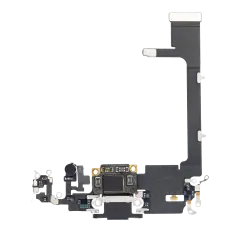 Charging Port Flex Cable With Board For iPhone 11 Pro (Premium) (Space Gray)