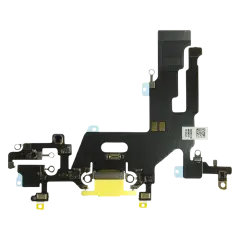 Charging Port Flex Cable For iPhone 11 (Premium) (Yellow)